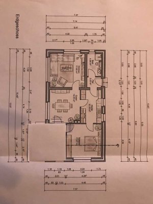 3 ZKB Erdgeschosswohnung mit Garten
