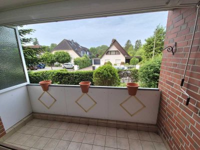 Ruhige 2,5-Zimmer-Wohnung in zentraler Stadtlage mit Loggia und Blick ins Grüne