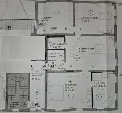 Erstbezug: Moderne 3,5-Zi.-Wohnung Fussbodenheizung  in Sömmerda