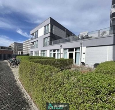 Moderne Dachterrassenwohnung mit Blick über die Stadt