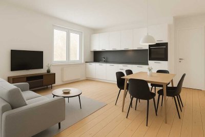 ERSTBEZUG: Hochwertig sanierte 3-Zimmerwohnung in ruhiger Lage nahe Berger Straße mit Einbauküche