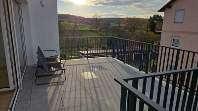 Erstbezug: Barrierefreie, altersgerecht 2,5-Zimmer-Wohnung mit Balkon in Lützelbach