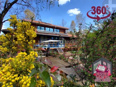 Idyllisch gelegene Villa mit Gästehaus auf 4.697m² Natur in Stahnsdorf: GROßZÜGIG. DISKRET. EXKLUSIV
