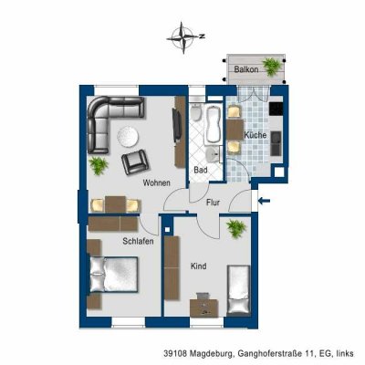 Miet mich - ansprechende 3-Zimmer-Wohnung