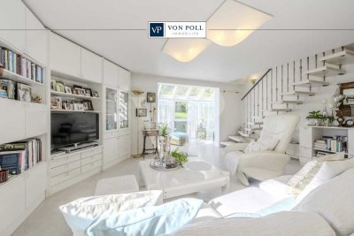 Licht & Raum auf zwei Ebenen – Maisonette-Wohnung mit eigenem Garten und zwei Garagen!