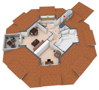 Gemütliche Dachgeschosswohnung über zwei Ebenen!