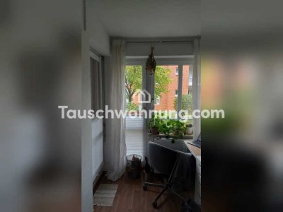 Tauschwohnung: Gemütliche 1 ZW gegen 2-3 ZW mit Balkon/Terrasse