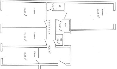 Helle 3-Zimmer-Wohnung