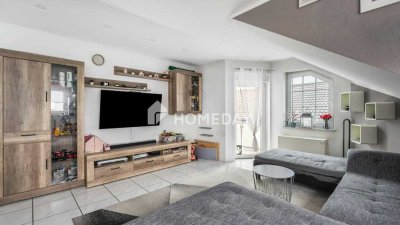 Hier oben beginnt Ihr Zuhause: Wohnung im Dachgeschoss mit Balkon in Bruchsal