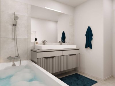 THE ARIK - Neubau trifft Rückzug – 2 Zimmer mit Balkon zur Innenhoflage