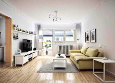 NEU: 2-Zi.-Whg. mit XXL-Balkon & Hobbyraum – ohne Sanierungsstau dank neuer Fenster & neuem Dach!