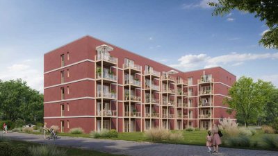 1-Zimmer-Apartment mit Balkon im modernen Neubau – geförderter Wohnungsbau