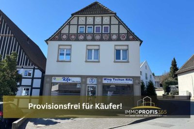 Provisionsfrei für Käufer! Unikat 2 Wohnungen, Laden, Traumgarten, versteckte Schreinerei entdecken!