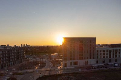 Penthouse Wohnung mit Panorama: Großzügige 3-ZKB mit Dachterrasse und Balkon