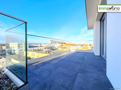 3-Raum-Wohnung mit Tageslichtbad, Wanne & Dusche, Aufzug, Fußbodenheizung, Balkon & großer Terrasse