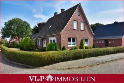 Familienfreundliches Wohndomizil auf traumhaften Eckgrundstück in Bunde