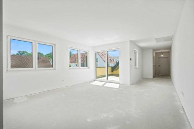 Modernes Wohnen im DG: 3,5-Zimmer-Wohnung mit Balkon und Tageslichtbad in Achstetten