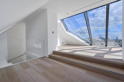 Ein Meisterwerk aus Licht, Raum und Design: Penthouse - Luxury &amp; Lifestyle in the Heart of Vienna: Wassergasse