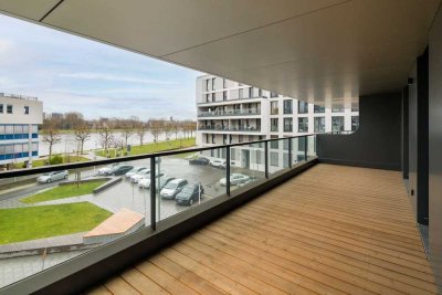 Ihr Logenplatz am Rhein – 2-Zimmer-Neubauwohnung mit hochwertiger EBK & traumhaftem Ausblick