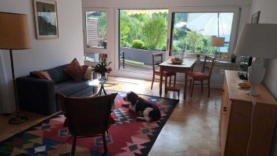 Sehr schöne helle 1,5 Zi.-Wohnung möbliert und befristet inkl. Betriebs/Nebenkosten ab 1.9.25 frei!