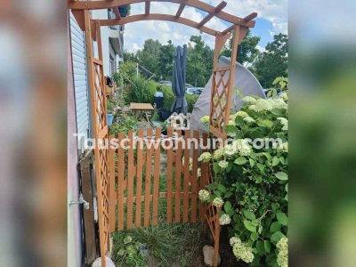 Tauschwohnung: 4 Zimmer mit Garten und Wintergarten