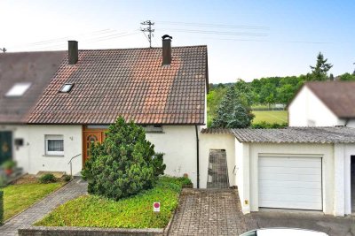 Split-Level-DHH mit Garten, Garage & Ausbaupotenzial in ruhiger Lage von Heilbronn-Kirchhausen