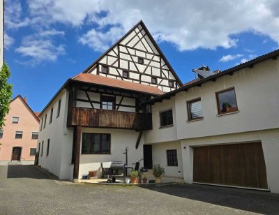Mehrfamilienhaus plus Neubaufläche und Garten im Zentrum von Greding *provisionsfrei