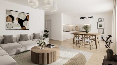 Großzügig, hell und modern: 4-Zimmer-Dachgeschosswohnung mit Südbalkon, Neubau