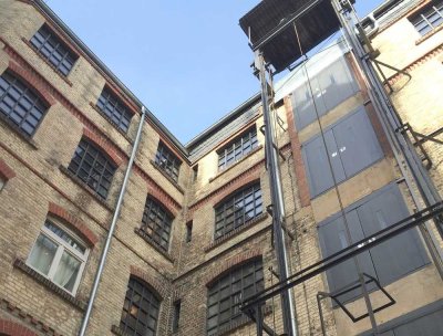 „Industrial-Loft“: Atelier/Wohntraum, historischer Charme + einzigartiger Charakter, frei gestaltbar