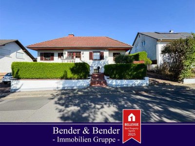 Exklusives Einfamilienhaus auf einer Ebene mit Wellnessbereich, Gartenparadies und Fernsicht!