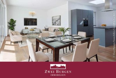 Moderne, große 3-Zimmer-Eigentumswohnung mit Südterrasse und Carport
