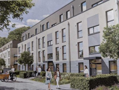 Helle 2-Zimmer-Neubauwohnung mit Dachterrasse & Domblick – Erstbezug in ruhiger Lage nähe Köln