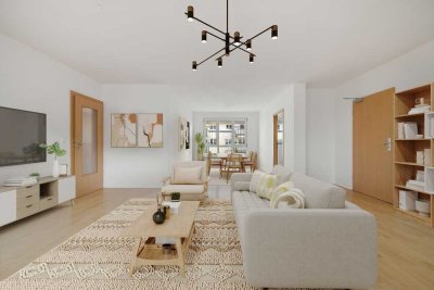 Großzügige 5-Zimmer-Wohnung mit Balkon & Aufzug in hochwertig saniertem Wohnhaus