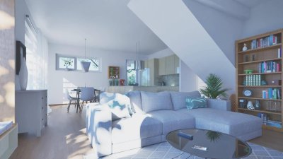 Nachhaltige Ziegelmassivbauweise: Einzelhaus mit 124m² Wohnfläche, 320m² Eigengrund mit 23m² Terrasse und 2 Parkplätze samt Carport.
