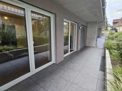 Moderne 2-Zimmer Wohnung mit großer Terrasse und Einbauküche