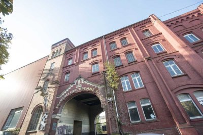 exklusives 2 Zimmer Loft mit großem Balkon und Talblick in sanierter Bremme Brauerei