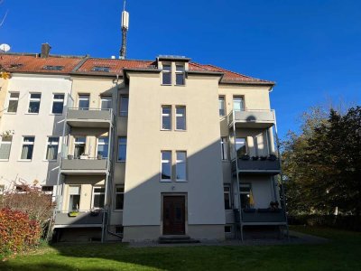 * Blick über die Elbwiesen - 2 Balkone - ID 3175 *