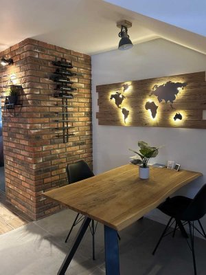 Stylisches Loft mit Sauna, Kamin und freistehender Wanne – vollmöbliert & einzugsbereit!