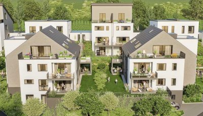 5 Zimmer 2 Geschosse EG+GG mit Terrasse und Freisitz