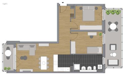 Suche Nachmieter für eine schöne 3-Zimmerwohnung im Gallus, ideal für Paare und Singles