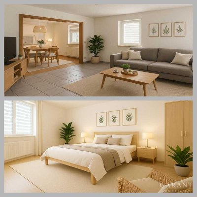 ** Ideal für Singles oder Paare** Helle 2-Zimmer-Wohnung, neue Einbauküche