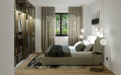 Barrierefreie und topmoderne 3-Zimmer-Wohnung im 1. OG W4 mit Balkon in Rodgau Jügesheim