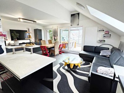 Wohnen mit Stil: Maisonette mit Wintergarten & Garage in Remshalden