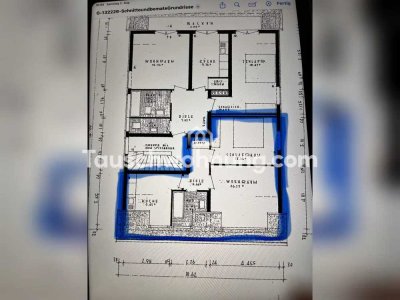 Tauschwohnung: 50 qm, 2 Zimmer, Wohnküche, Bad mit Wanne