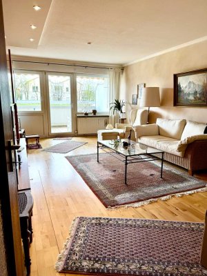 Attraktive 4-Zimmer-Hochparterre-Wohnung mit grosser Terrasse und TG-Parkplatz in Rödermark