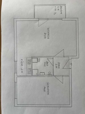 2-Zimmer-Wohnung mit Balkon in Dachau