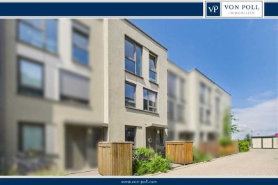 Grünes Familienglück in der List – stilvolles Stadthaus direkt am Mittellandkanal