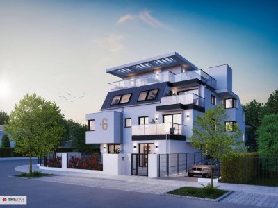 Moderne Dachgeschoßwohnung in 1220 Wien - Erstbezug mit Terrasse und Fußbodenheizung!