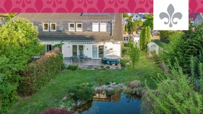 FÜR SIE PROVISIONSFREI: DHH IN SEEBURG, STADTGRENZE BERLIN - TOLLES HAUS, RIESENGARTEN UVM.