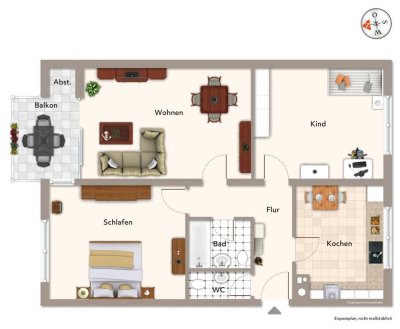 3 Zimmer Wohnung in Radolfzell